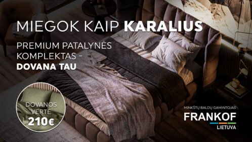 PREMIUM patalynės komplektas DOVANŲ