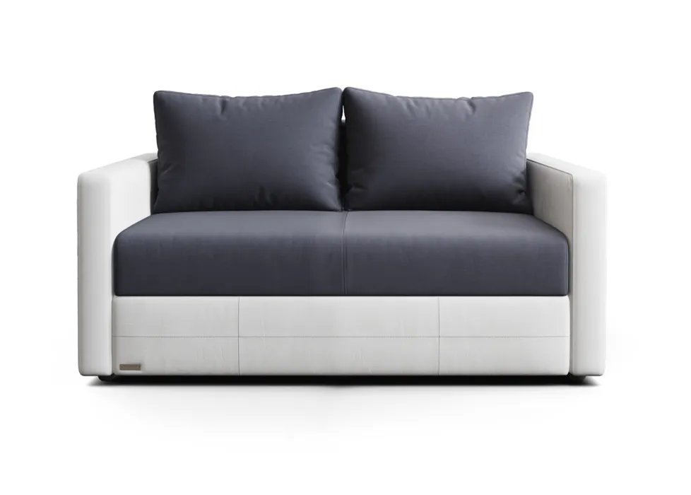 Milan sofa lovos matmenų ir išskleidimo schema su miegamąja dalimi.