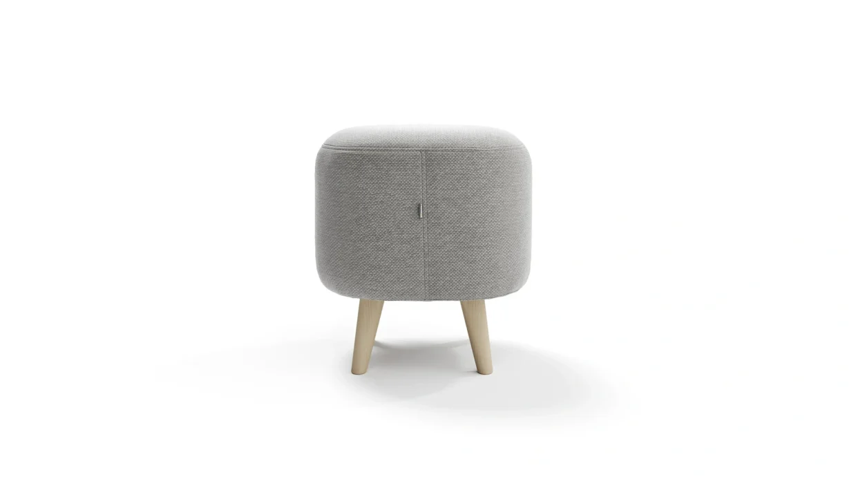 Koti Classic minkštasuolis su tekstiliniu apmušalu ir klasikine stačiakampe forma.