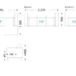 Skilimo schema Boston Sofa