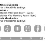 Skilimo schema MARTINO Čiužinys