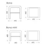 Skilimo schema Bona Naktinis Staliukas