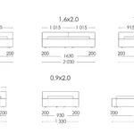 Skilimo schema Моа Miegamojo Lova