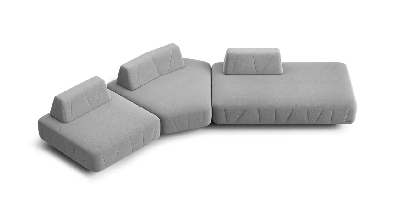 BRIGHTON modulinė sofa penkioliktu vaizdu su plačia poilsio zona