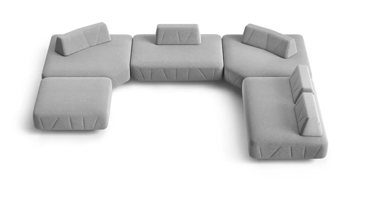 BRIGHTON modulinė sofa devintu vaizdu su minkštu korpusu