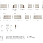 Skilimo schema Denver Sofa Lova