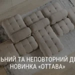 UNIKALI IR NEPAKARTOJAMA MODERNAUS STILIUS SOFA – NAUJIENA IŠ „OTTAWA“