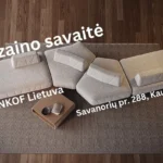 „Kambarys viršuje“ FRANKOF baldų salone, Kaune.