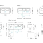 Skilimo schema Milton Sofa
