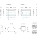 Skilimo schema Ontario Sofa